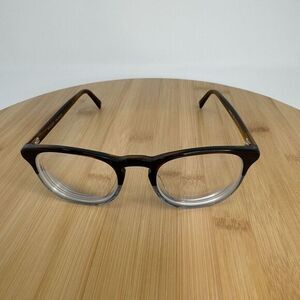 Warby Parker Baker M325 Tortoise Eyeglasses Unisex Brown Plastic Full Rim Frame‎